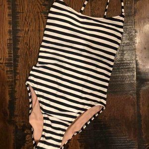 J.Crew $88 Tie-Back One-Piece Swimsuit H7602